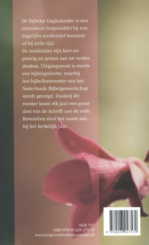 Bijbelse dagkalender 2015 achterkant