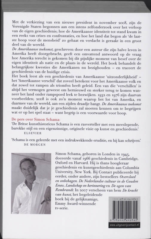 De Amerikaanse toekomst achterkant