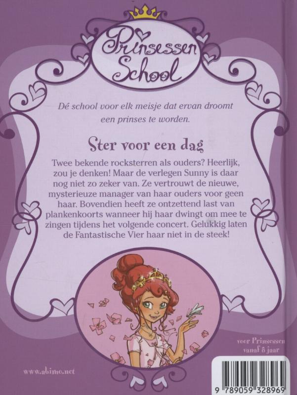 Ster voor een dag / Prinsessenschool / 4 achterkant