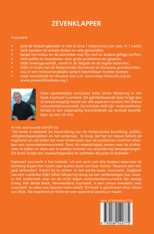 Explosief Vuurwerk achterkant