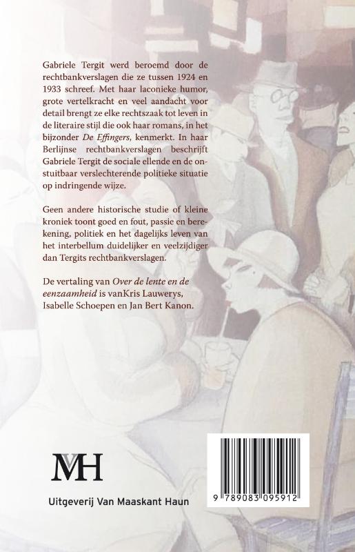 Over de lente en de eenzaamheid achterkant