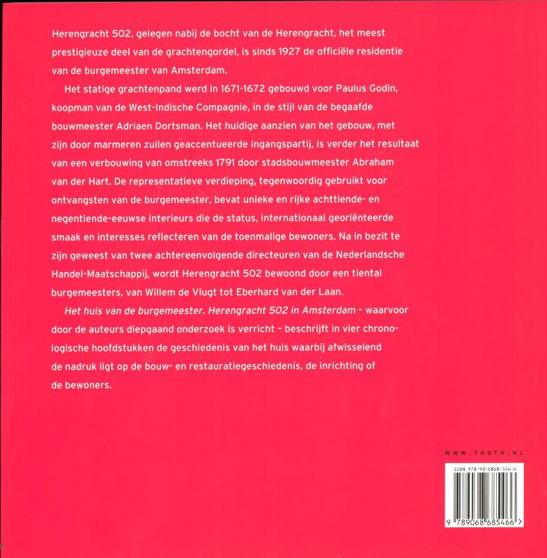 Het huis van de burgemeester achterkant