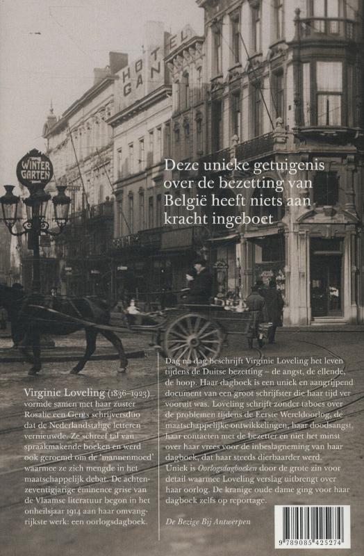 Oorlogsdagboeken 1914-1918 achterkant