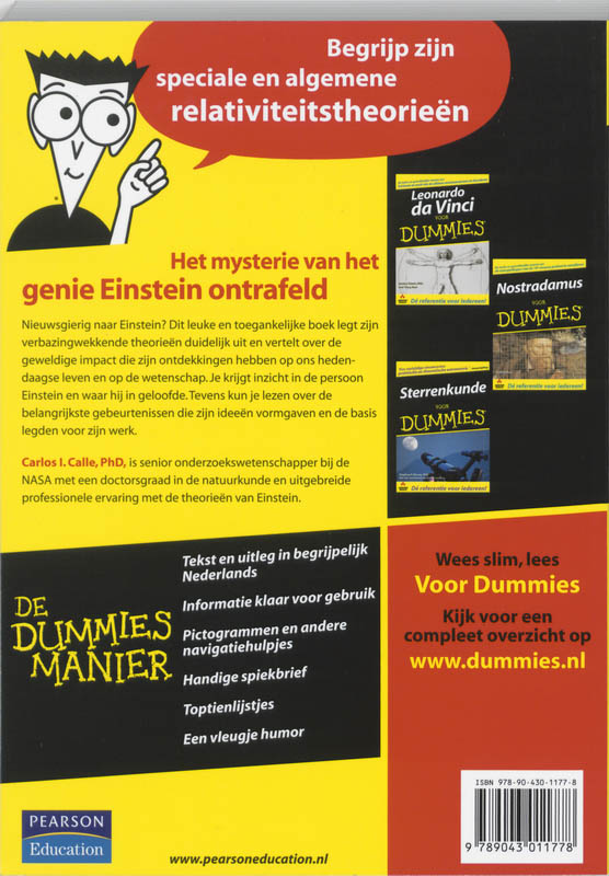 Einstein voor Dummies / Voor Dummies achterkant
