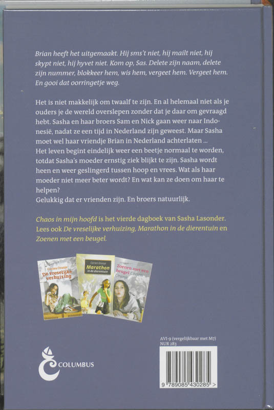 Chaos In Mijn Hoofd achterkant