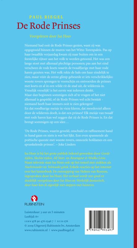 De rode prinses achterkant