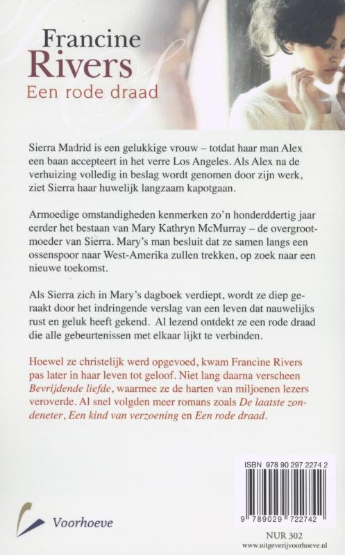 Een rode draad achterkant