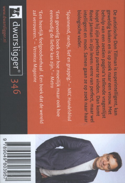 Het Rosie project achterkant