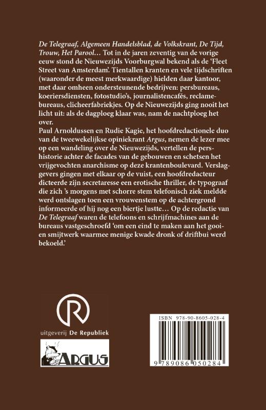 De Nieuwezijds / Argus-reeks / 4 achterkant
