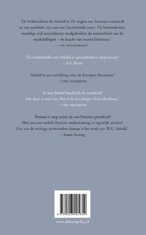 De ringen van Saturnus achterkant