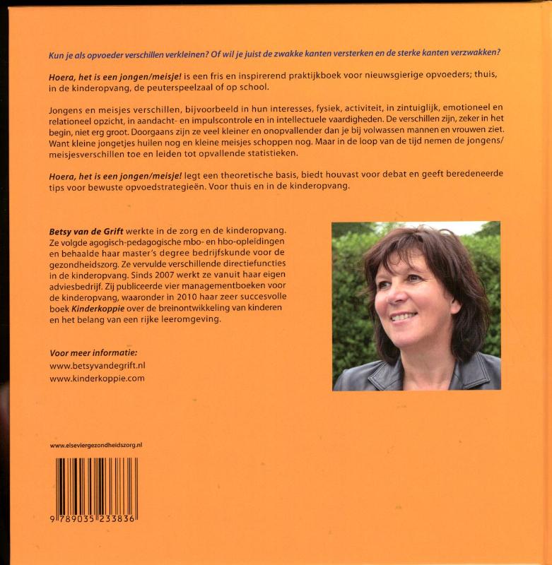 Hoera, het is een jongen/meisje! achterkant