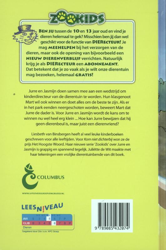 Droombaan in de dierentuin / Zookids achterkant