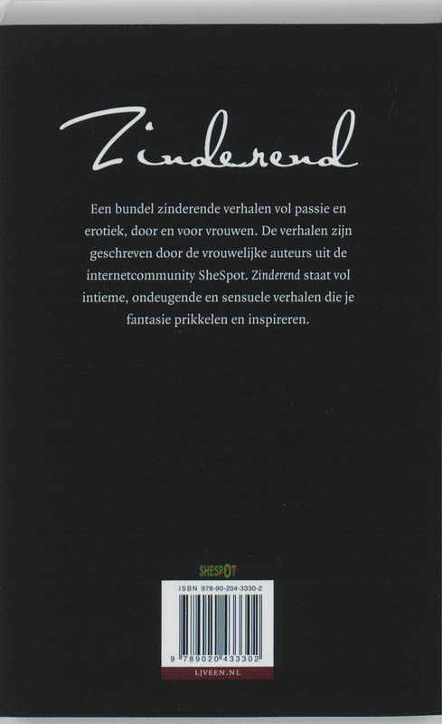 Zinderend achterkant