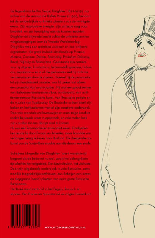 Sergej Diaghilev achterkant