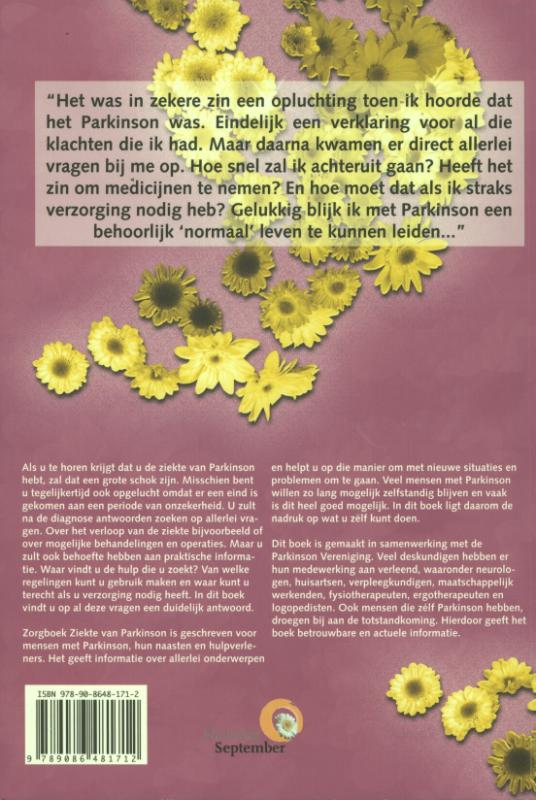 ziekte van Parkinson / Zorgboek achterkant
