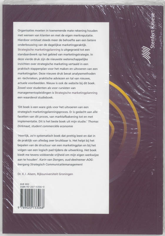 Strategische marketingplanning achterkant