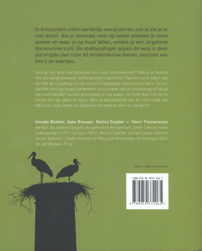 Het Amsterdamse beestenboek achterkant