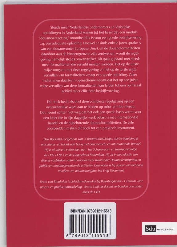 Douane in vogelvlucht achterkant