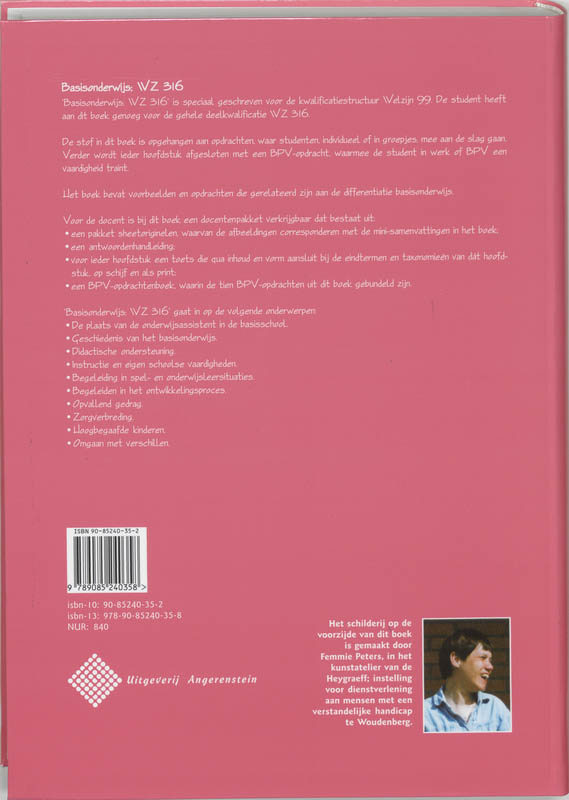 Basisonderwijs - WZ 316 achterkant