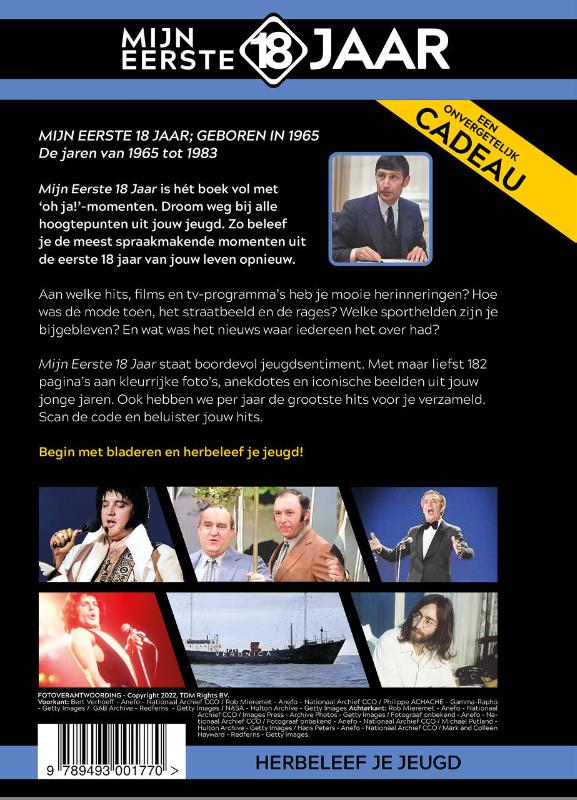 Geboren in 1965 / Mijn eerste 18 jaar achterkant