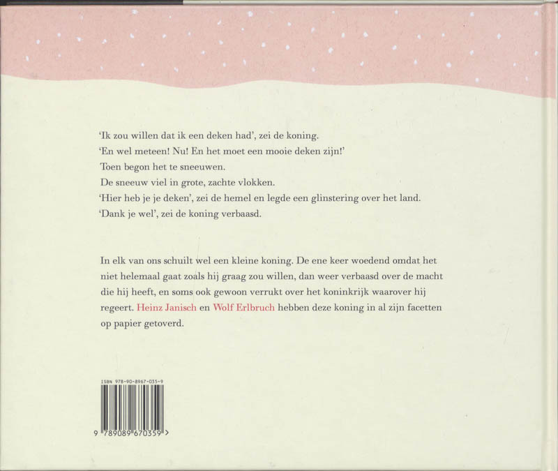 De koning en de zee achterkant