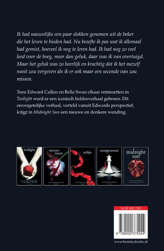Midnight Sun / Twilight achterkant