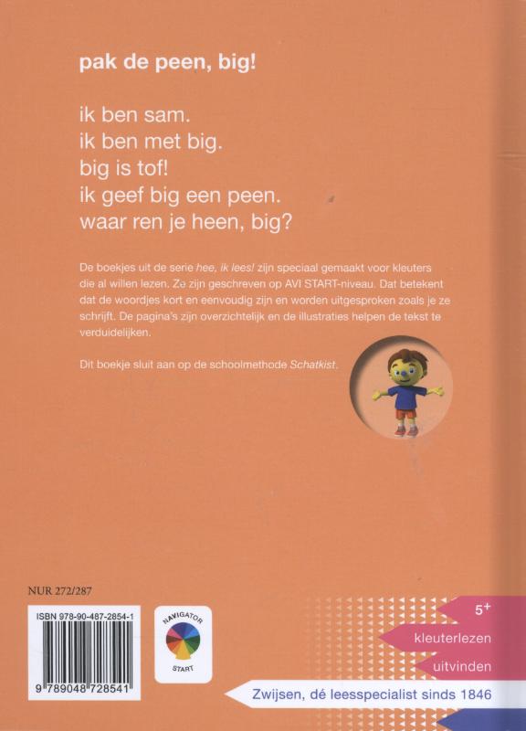 Pak de peen, big! / Hee, ik lees! achterkant