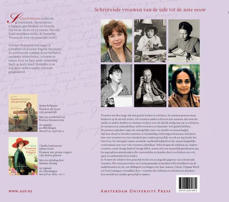 Vrouwen Die Schrijven Leven Gevaarlijk achterkant