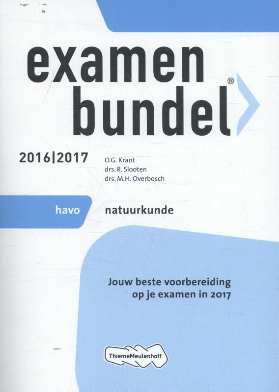 Natuurkunde / 2016/2017 / Havo / Examenbundel