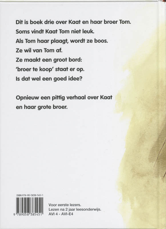 Broer te koop achterkant