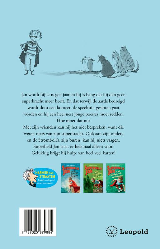 Superheld Jan  -   Superheld Jan en het geniale kattenplan achterkant