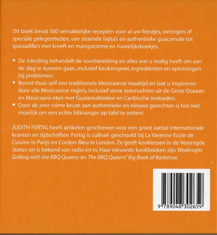 500 Mexicaanse gerechten achterkant