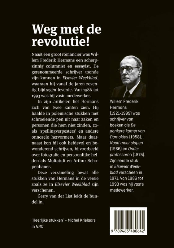Weg met de revolutie achterkant