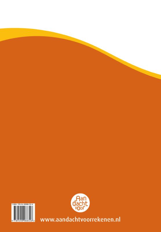 Rekenen Groep 3 Oefenboek - 2e helft schooljaar / Aandacht voor Rekenen achterkant
