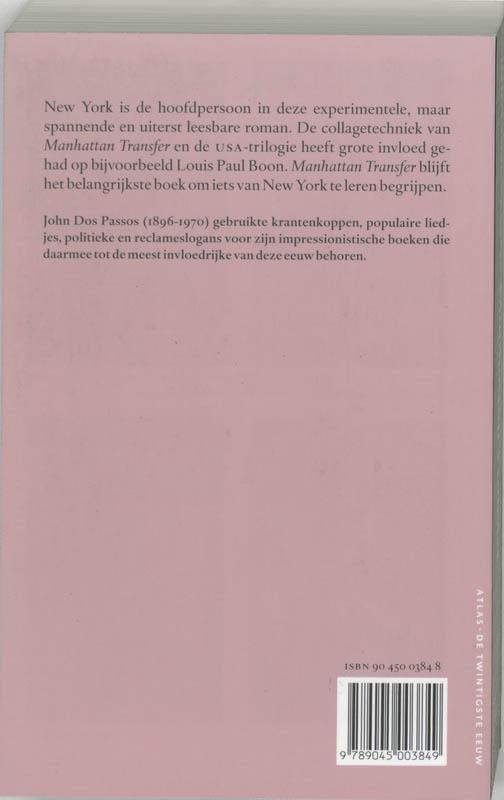 Manhattan Transfer / De twintigste eeuw / 2 achterkant