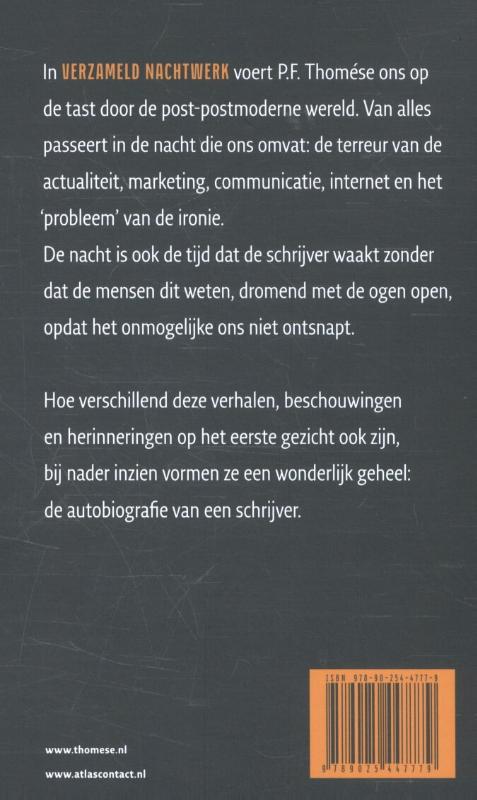 Verzameld nachtwerk achterkant