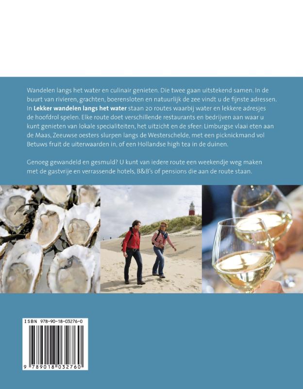 Lekker wandelen langs het water achterkant