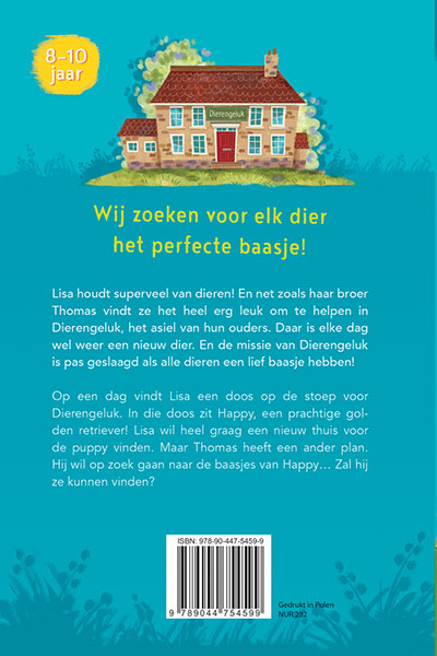 Puppy zoekt een baasje / SOS Dieren in nood! achterkant