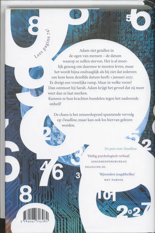 De chaos / Deadline-trilogie / 2 achterkant