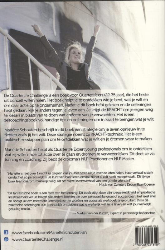 Quarterlife challenge achterkant