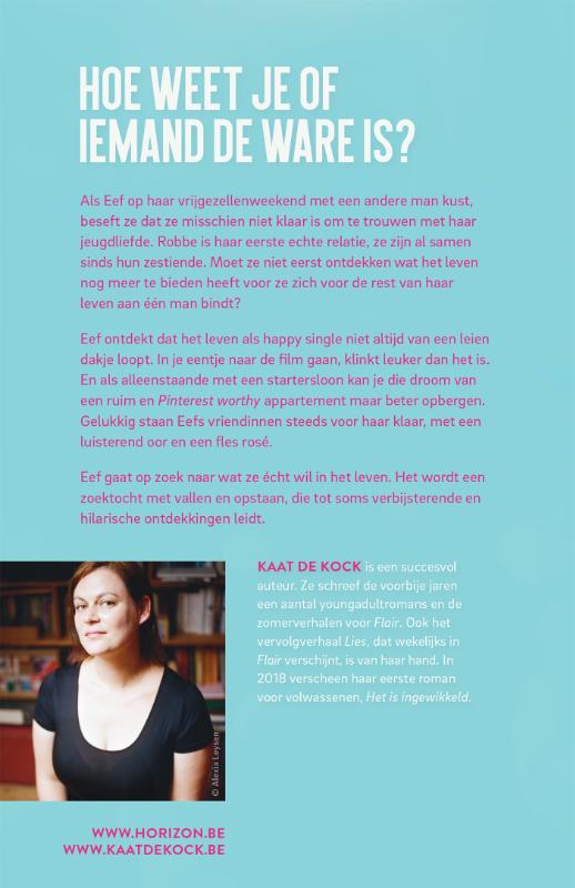 Daar gaat de bruid achterkant