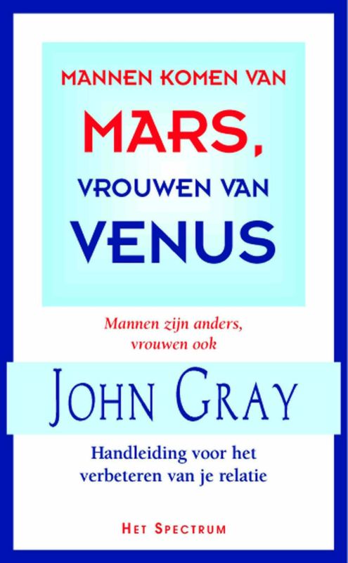 Mannen komen van Mars, vrouwen van Venus