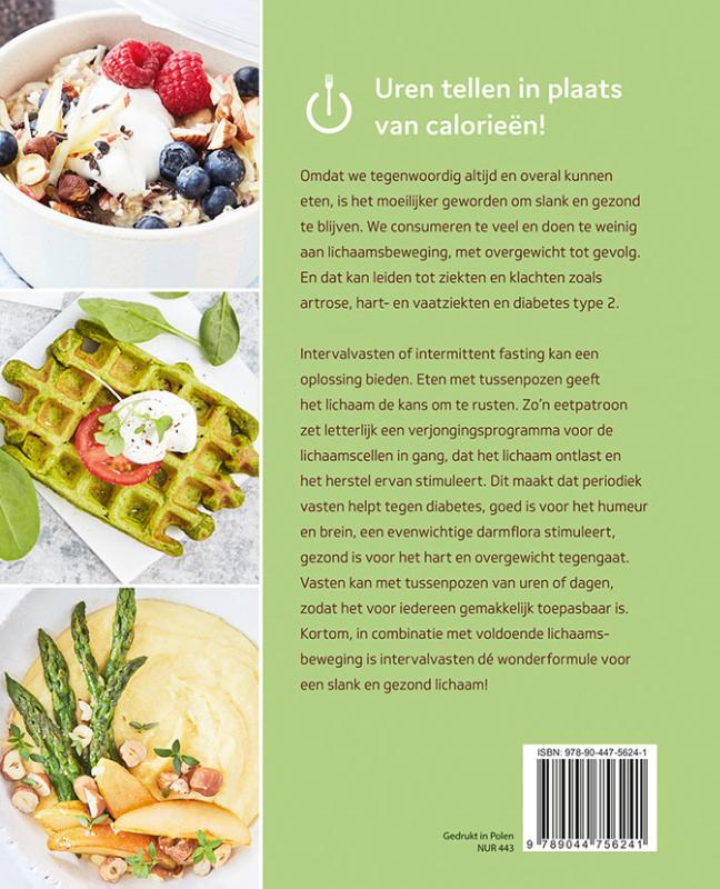 Slank en gezond met intervalvasten achterkant