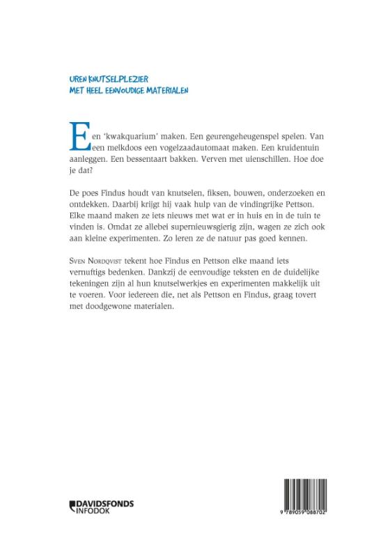 Aan de slag met Findus / Pettson en Findus achterkant