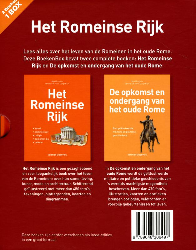 Het Romeinse Rijk achterkant
