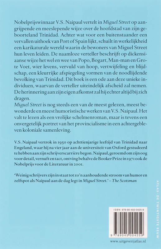 Miguel Street / De twintigste eeuw / 65 achterkant