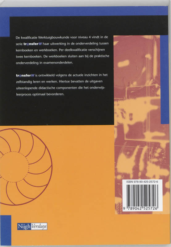 Construeren / Niveau 4 / Kernboek 1 / TransferW achterkant