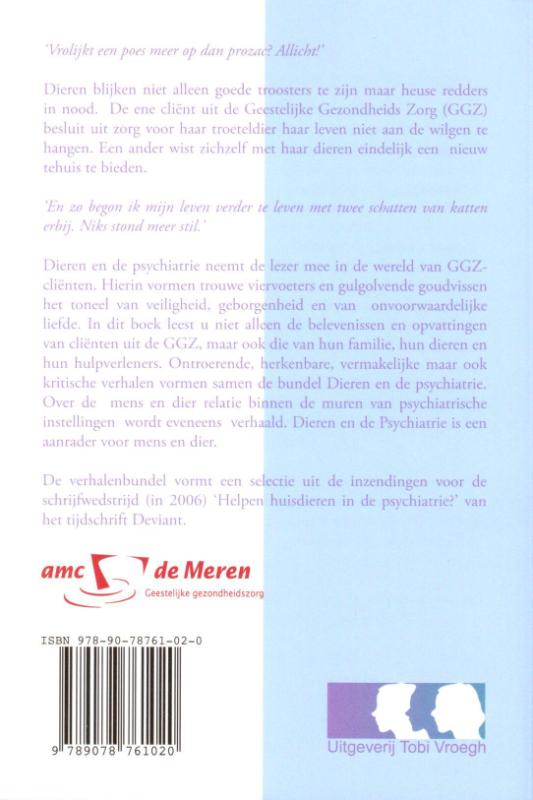 Dieren en psychiatrie achterkant