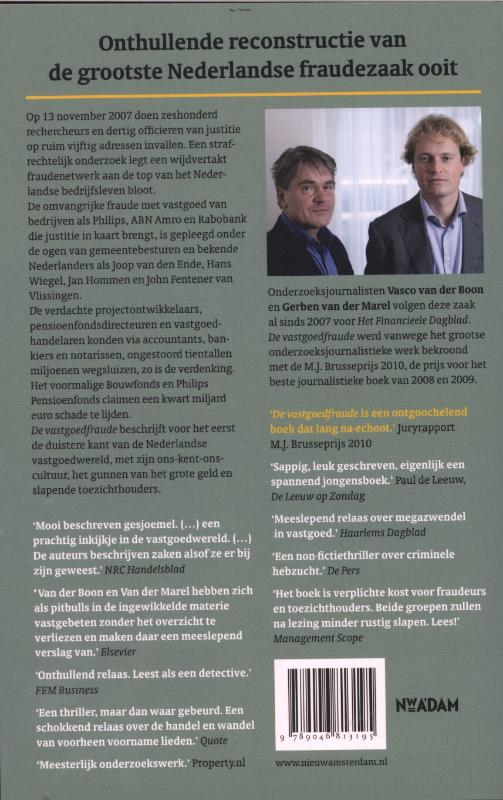 De vastgoedfraude achterkant