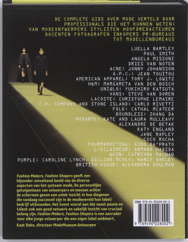 Fashion makers, fashion shapers achterkant